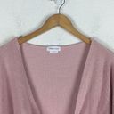 Lovers + Friends  Spring Twist Sweater Dusty Rose Plunge Front Womens Small Photo 3