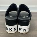 DKNY  Carli Slide Sandals Black Y2K Platform Shoes Size 9 Photo 3