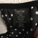 Apt. 9  polkadot & lace chemise teddy top XXL Photo 8