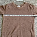 Old Navy 🦋  Tan Brown Crewneck Sweater Neutral Casual Comfy Fall Large Photo 4