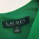 Ralph Lauren Lauren By  Black LabelWomens Green Short Sleeve Sheath Dress Size 0 Photo 6