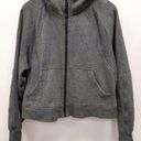 Lululemon Scuba Oversized Full Zip - Heathered Speckled Black - XL/XXL Photo 5