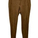 J.Jill  Acorn Brown Vegan Faux Suede Stretch Ankle Legging Pants Size SMALL Photo 0