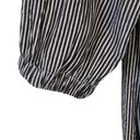 Beach Lunch Lounge Grey Off Shoulder Striped Blouse size medium Photo 1