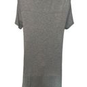 BCBGeneration  Women's Gray Short Sleeves Pullover T-Shirt Dress Size L Photo 1