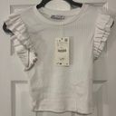 ZARA ruffle top Photo 0