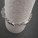 Brighton RETIRED  Silver Tone Ellington Bracelet Heart Statement Gift Wedding Lov Photo 5