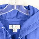 Pacific&Co Denim  Plus Size 3X Jacket Royal Blue Full Zip Hooded Pockets Windbreaker 1367 Photo 8