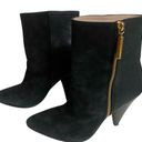 Stuart Weitzman Black Ankle Heeled Boots Booties Size 7 Photo 0