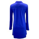 cupio  long sleeve royal blue shirt dress size small Photo 1