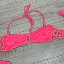 American Eagle  Neon Pink Bikini Top Size XS Photo 4