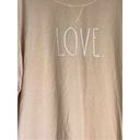 Rae Dunn  LOVE" HiLo Pullover Sweatshirt Sz 1x Photo 4