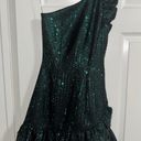 Boutique Green Sequin Dress Photo 0