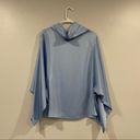 The Row  Iona Long Sleeve Silk Top Light Blue XS Photo 4