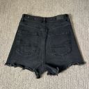 American Eagle High Waisted  Dad Short, Black Photo 1