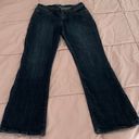 Lee Slender Secret Lower On The Waist Bootcut Embroidered Dark Blue Jeans, size 12 Photo 12