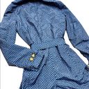 J. McLaughlin  blue trench jacket size small Photo 7