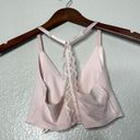 Krass&co True &  Women's Body Triangle Lace Racerback Bra Peony Lightweight Photo 4