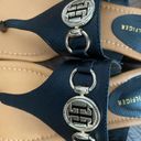 Tommy Hilfiger Sandals Black & Gold Size 8 1/2 Photo 3