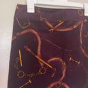 Talbots  Corduroy Skirt Womens Sz 2 Burgundy Equestrian Horse Tack Knee Length Photo 2