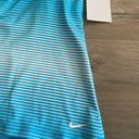 Nike Swim Stripe Tankini Top Racer Back XSmall Bright Blue White Stripes NEW Photo 9