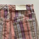 Ella Moss  | High Waist Denim Mini Skirt Rainbow Stripe Juniors 24 Photo 8