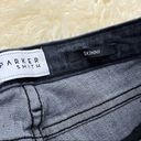 Parker Smith  Faded Black High Rise Stretch Skinny Jeans Raw Hem 28 Photo 6