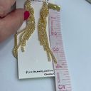 Twisted NWT Christina Collection long CZ  fringe. Waterfall earrings. Photo 3