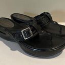 Cole Haan Air slip on slides sandals Black wedge heel rubber non skid sole SZ 9B Photo 0