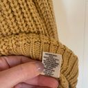 Moon & Madison cropped cowlneck knit sweater mustard yellow women’s sz Medium Photo 7