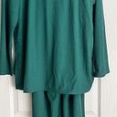 Lounge 2 Piece Green  Set Pants and Long Sleeve Shirt NWT Women’s Medium 8/10 Photo 7