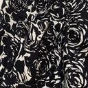 Gabby Skye  Dress Black White Floral Cotton Fit & Flare Front Pockets Size 12 Photo 13