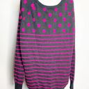 Torrid  polka dot striped sweater Photo 4