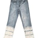 Crown & Ivy  High Rise Straight Crop Lightwash Jeans | Size 4 regular Photo 0