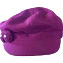 Krass&co August Hat  Wool Purple Flower Newsboy Cap Hat  Photo 1