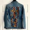 LuLaRoe Jason jean jacket Aztec embroidery size S NWT Photo 5