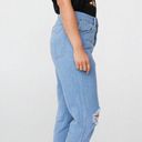 Nasty Gal  Distressed Knee High Waisted Mom Jeans new Photo 1