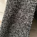 Boutique NWOT Marled Knit Scarf Black White & Gray Photo 2