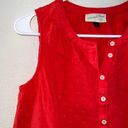 Universal Standard Universal Thread Red Sleeveless Swiss Dot Textured Tank Top Blouse   Photo 1