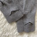 Lululemon Cardigan Sweater Cardi In The Front Button Front Heathered Medium Grey Photo 5