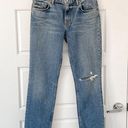 GRLFRND NEW  Kate Low Rise Slim Crop Jeans Hidden Hills Photo 2