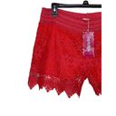 Day & Night  Women's Shorts Floral Lace Pull On 100% Cotton Mid-Rise Medium NWT Photo 3