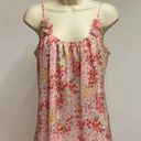 Oscar de la Renta  Floral Pink Label Tank Top Photo 0