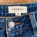 PacSun High-Waisted Medium Wash Denim Skirt Photo 2