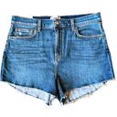 L'Agence  Ryland Jean Shorts High Rise Cut Off Denim Authentique Revolve 30 NWT Photo 9