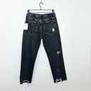 The Mountain Etica Rhea Midrise Straight Crop Jean Smokey nwt size 27 Photo 3