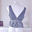 J.O.A. Embroidered Peplum Gingham Cropped Top, Size M New with Tag Photo 7