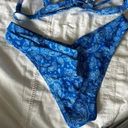 SheIn blue bandana print swim suit Photo 3