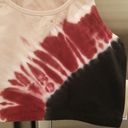 Onyx 💕ELECTRIC & ROSE💕 Bella Crop Bralette Crimson Beige &  Tie-Dye Large L NWT Photo 8