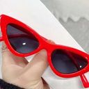 Icing Vintage Triangle Red Cat Eye Sunglasses - Brand new with Tags! Photo 0